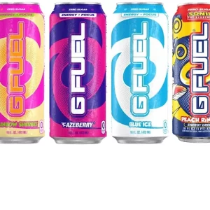 G FUEL ENERGY DRINK 473ML – SUGAR FREE (2×6 FLAVOR VARIETY PACK)