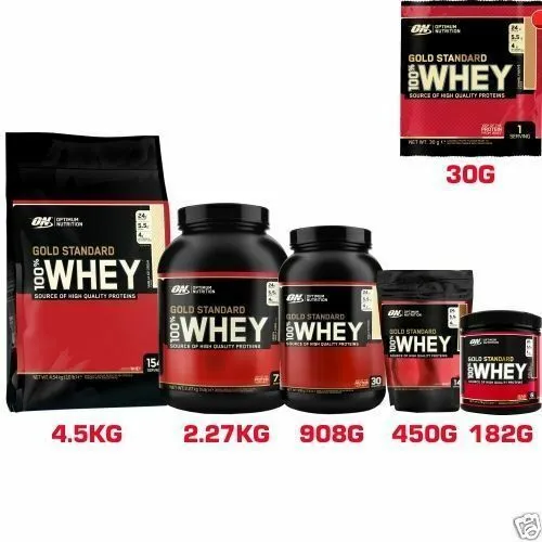100% WHEY PROTEIN POWDER (100% GOLD STANDARD)