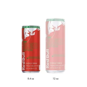 Alternative view of RED BULL ENERGY DRINK, WATERMELON, 8.4 FL OZ (24COUNT), RED EDITION