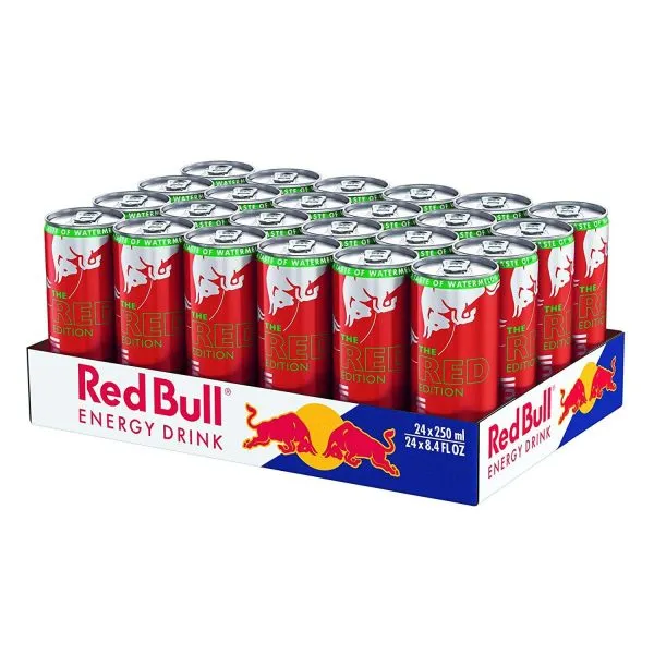 RED BULL ENERGY DRINK, WATERMELON, 8.4 FL OZ (24COUNT), RED EDITION - Image 4
