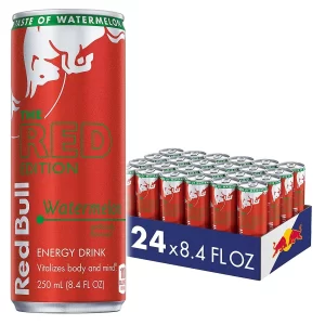 RED BULL ENERGY DRINK, WATERMELON, 8.4 FL OZ (24COUNT), RED EDITION
