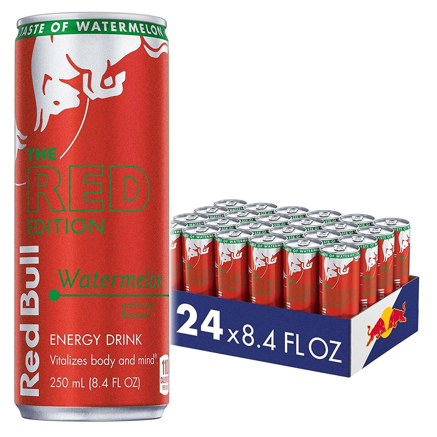 RED BULL ENERGY DRINK, WATERMELON, 8.4 FL OZ (24COUNT), RED EDITION
